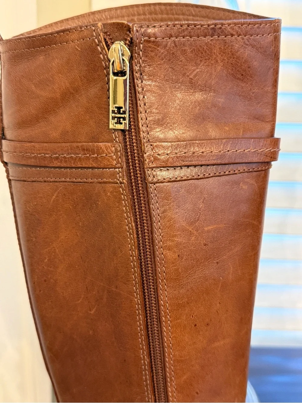 Tory Burch Leather Calista Riding Boots